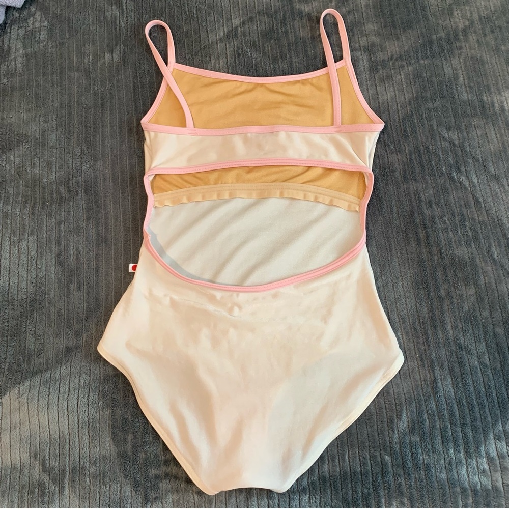 Kiki Yumiko leotard size S baby pink/pink